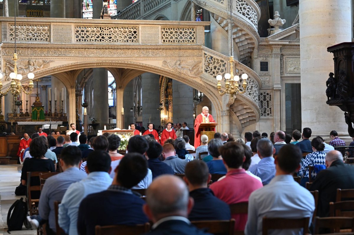 Rentrée de la Faculté Notre-Dame. © Marie-Christine Bertin / Diocèse de Paris.