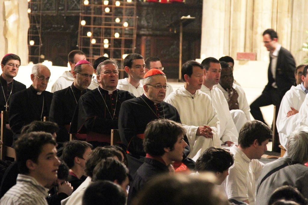 Le Parvis des Gentils le 25 mars 2011 à Notre-Dame de Paris. Photo Yannick Boschat 