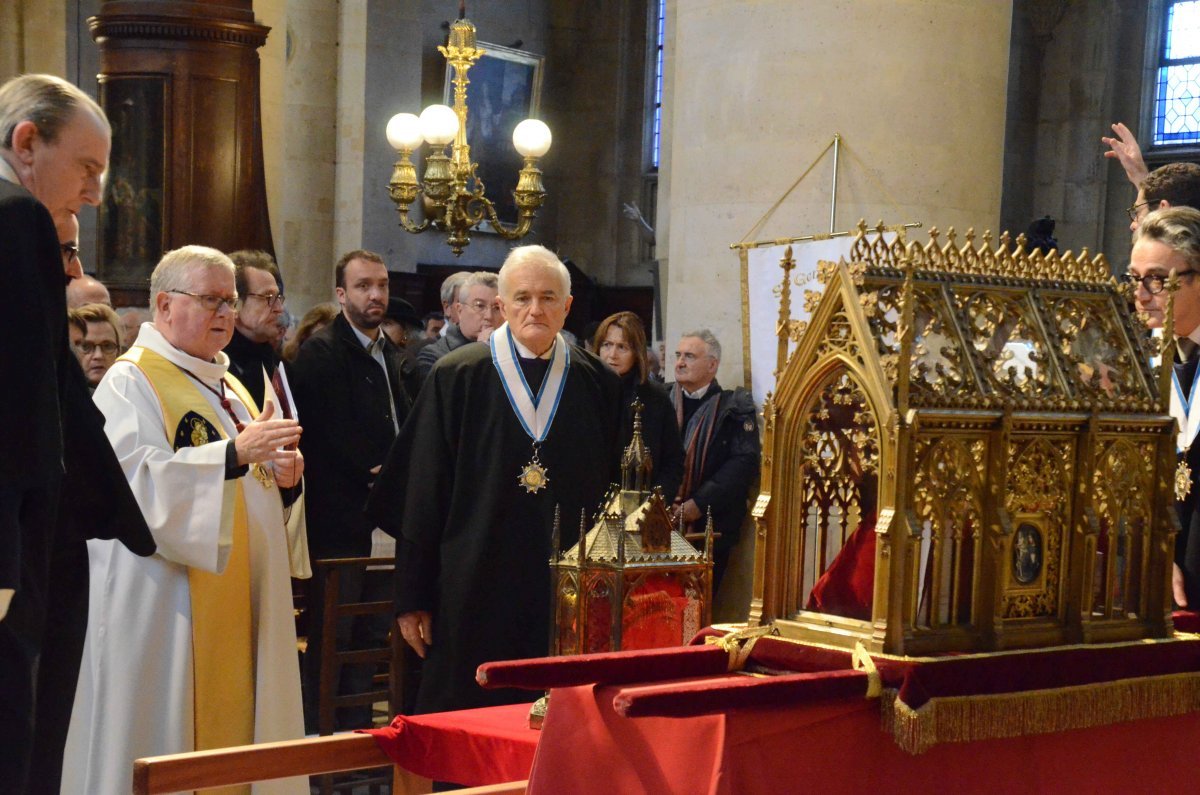 Ouverture de l'année diocésaine des 1600 ans de sainte Geneviève. © Michel Pourny / Diocèse de Paris.