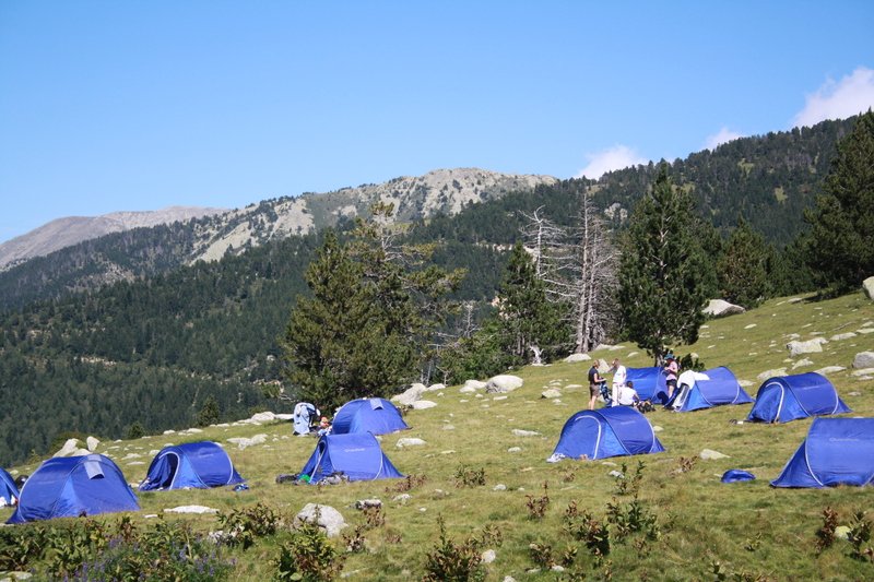 Campement au refuge Da Siva.. © Diocèse de Paris 