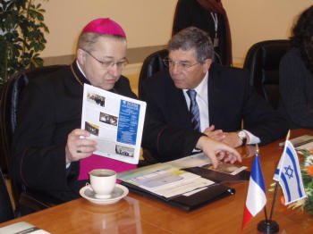 Séance d'échanges avec le Président du Yad Vashem. 