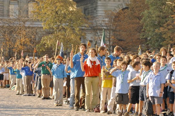 Messe du centenaire du scoutisme - 7 octobre 2007. © Esprit-photos.