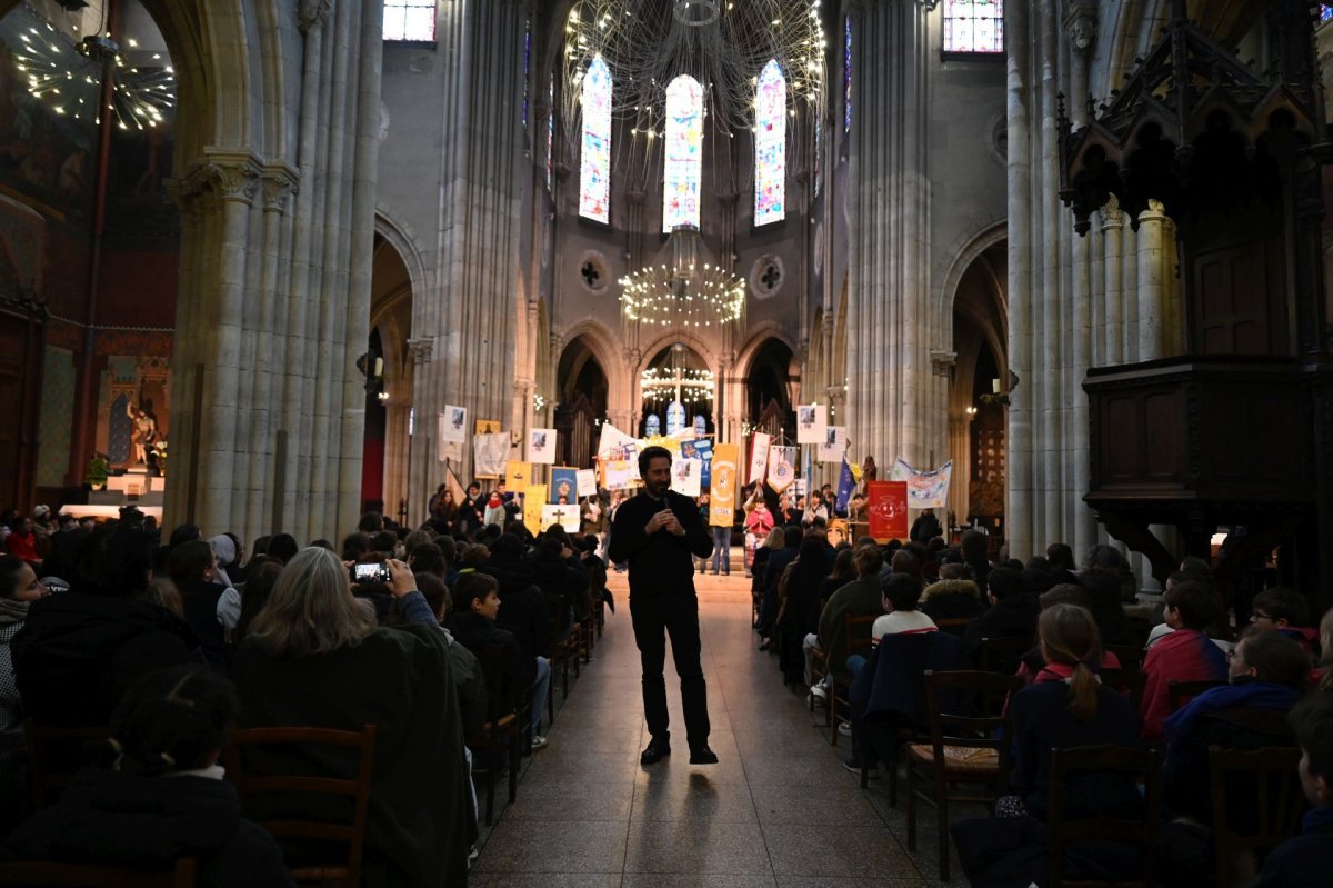 Rassemblement des 6ème 2026. © Marie-Christine Bertin / Diocèse de Paris.