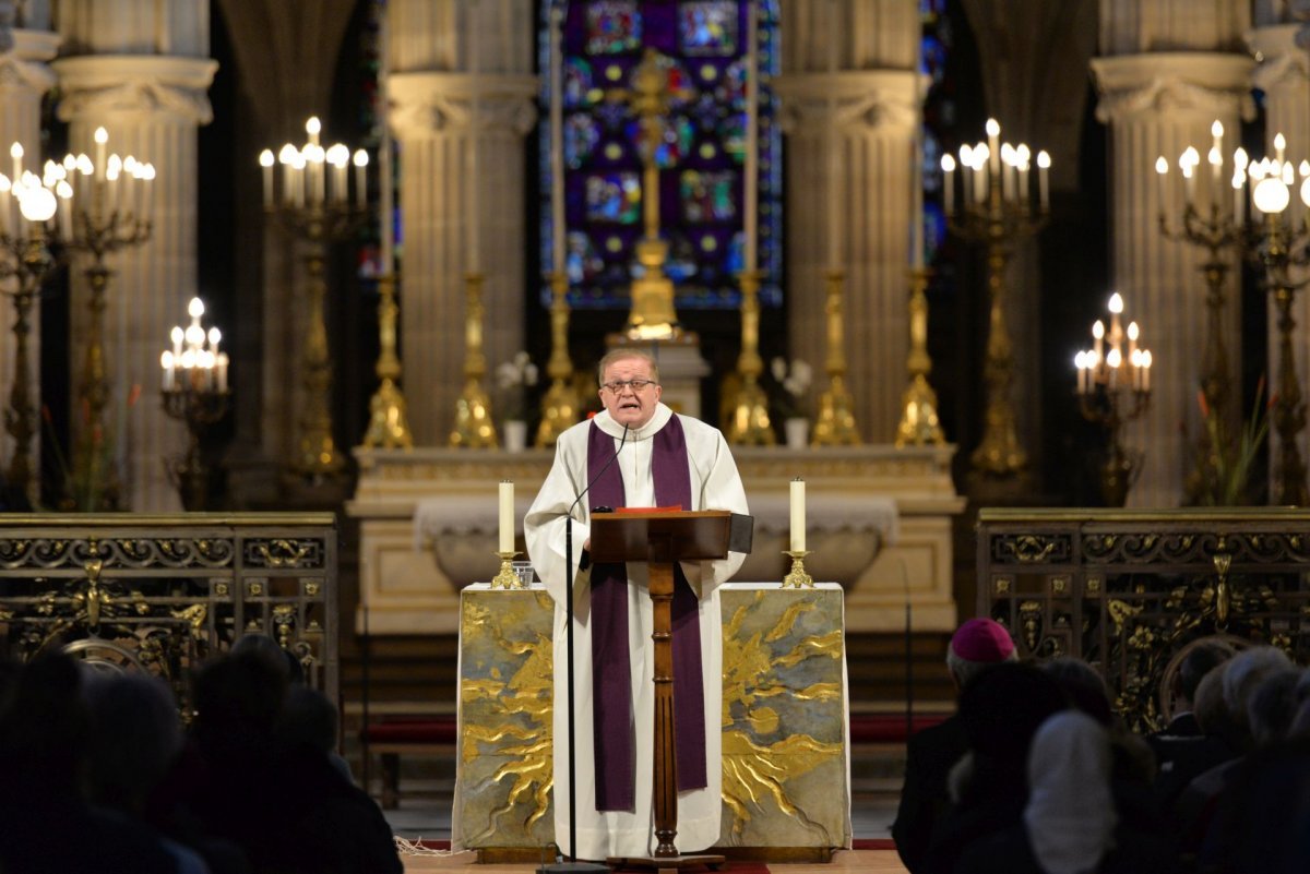 Conférence de carême de Notre-Dame de Paris du 26 février 2023. © Marie-Christine Bertin / Diocèse de Paris.