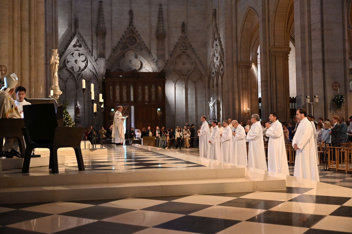 Ordinations des diacres permanents 2026. © Marie-Christine Bertin / Diocèse de Paris.