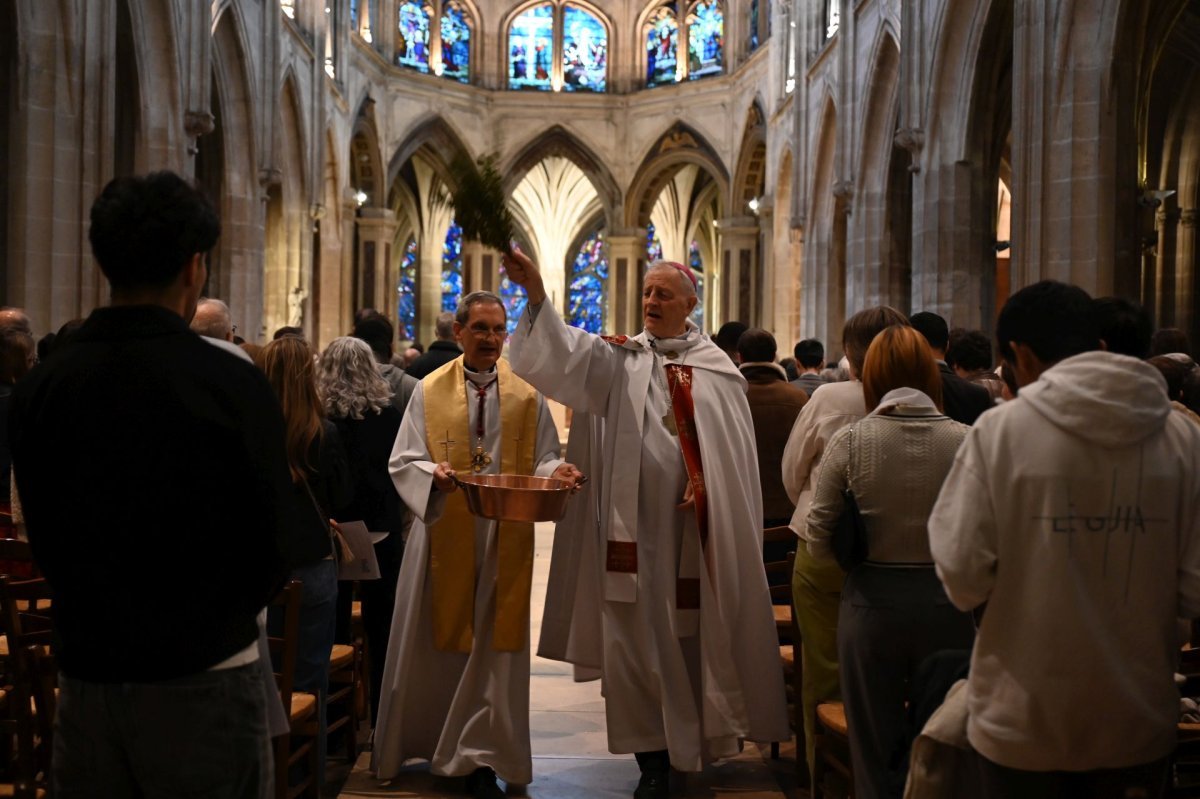 Catéchèse sur le sacrement du baptême. Lundi 5 mai 2025. © Marie-Christine Bertin / Diocèse de Paris.