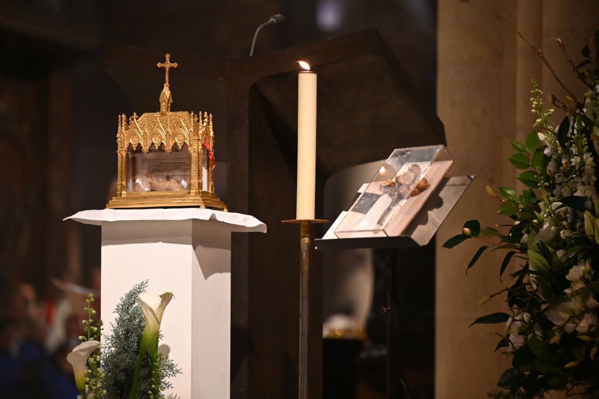 Messe de béatification de Raymond Cayré, Gérard-Martin Cendrier, Roger (…). © Marie-Christine Bertin / Diocèse de Paris.