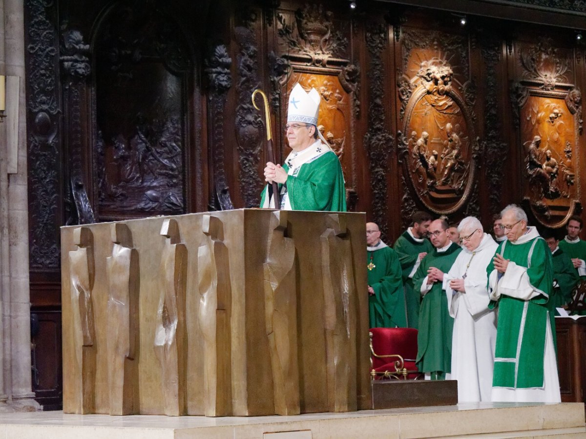 Mgr Michel Aupetit, archevêque de Paris. © Yannick Boschat / Diocèse de Paris.