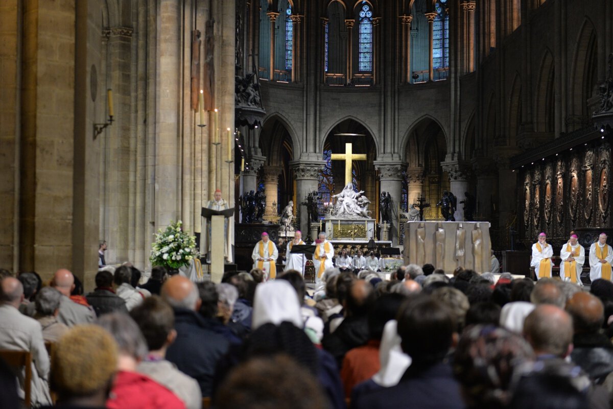 Homélie du cardinal André Vingt-Trois. © Marie-Christine Bertin / Diocèse de Paris.