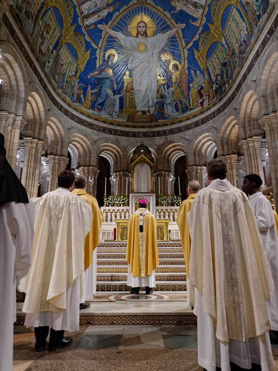 Messe d'ouverture du Jubilé du Sacré-Cœur de Montmartre. © Yannick Boschat / Diocèse de Paris.