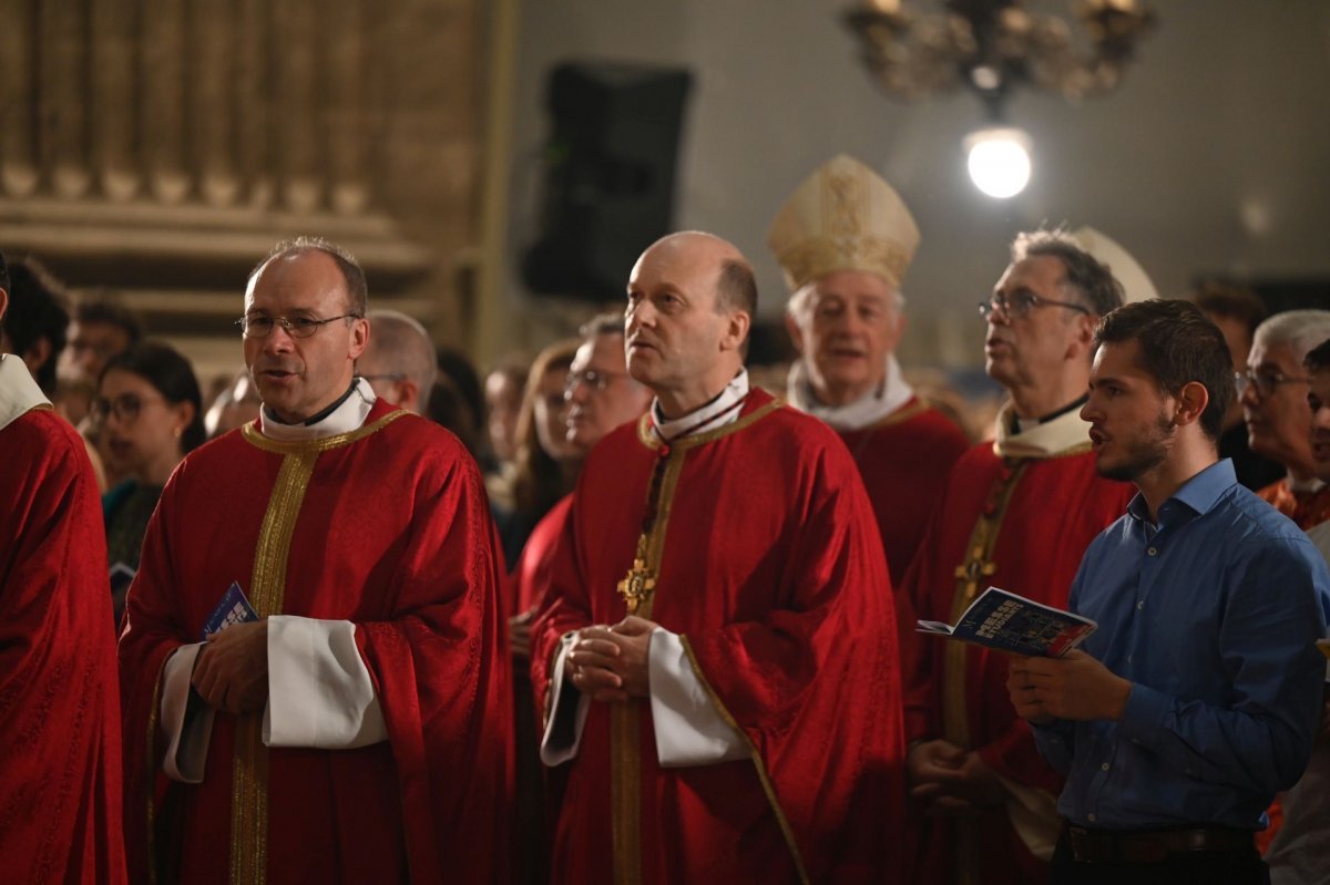 Messe des étudiants d'Île-de-France 2023. © Marie-Christine Bertin / Diocèse de Paris.