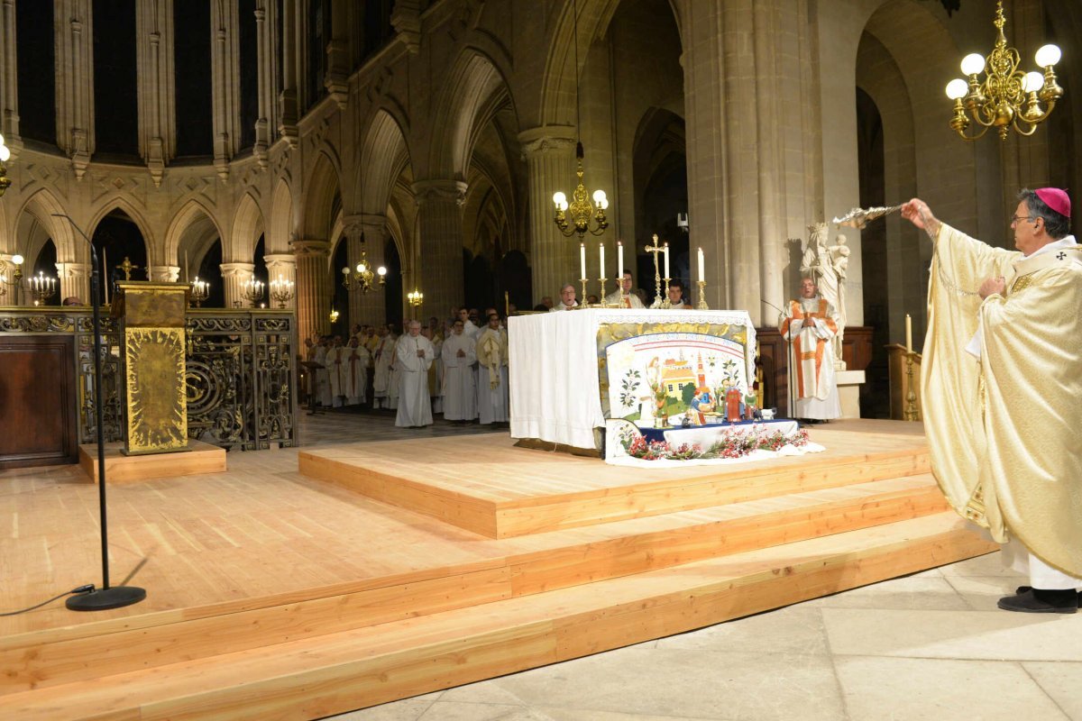 Messe de la fête du Chapitre et du Séminaire. © Marie-Christine Bertin / Diocèse de Paris.