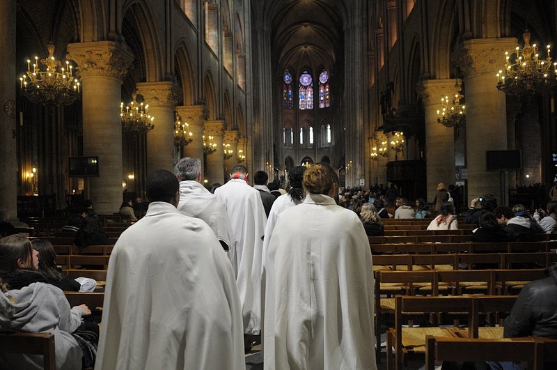 À Notre-Dame de Paris. © Trung Hieu Do.