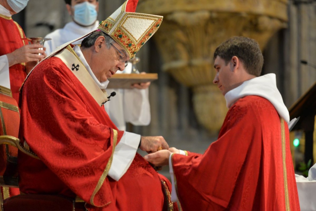 Ordinations sacerdotales 2021 à Saint-Sulpice. © Marie-Christine Bertin / Diocèse de Paris.