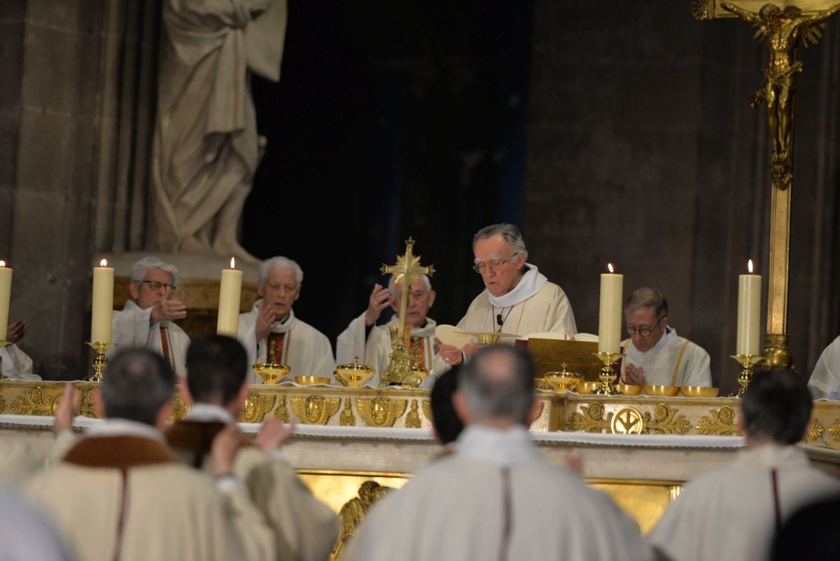 Messe chrismale 2022. © Marie-Christine Bertin / Diocèse de Paris.