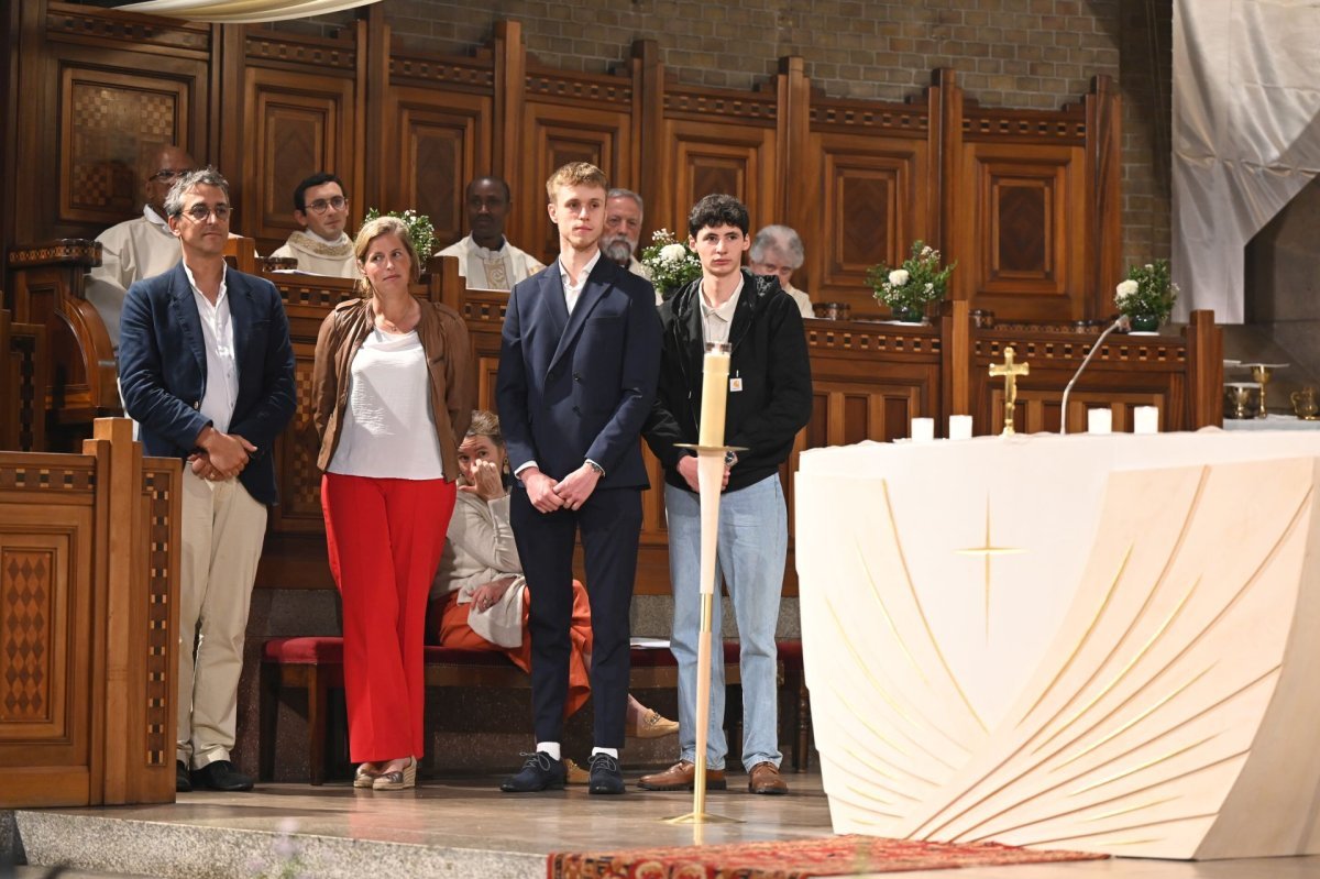 Messe à Saint-Michel (17e) à l'occasion du centenaire de l'église (…). © Marie-Christine Bertin / Diocèse de Paris.
