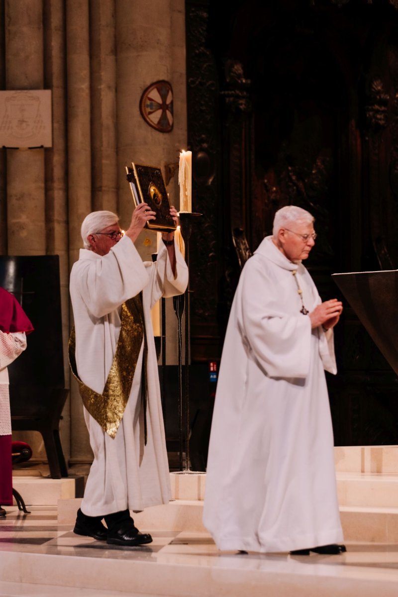 Célébration œcuménique du mystère de Pâques 2025. © Anh de France.