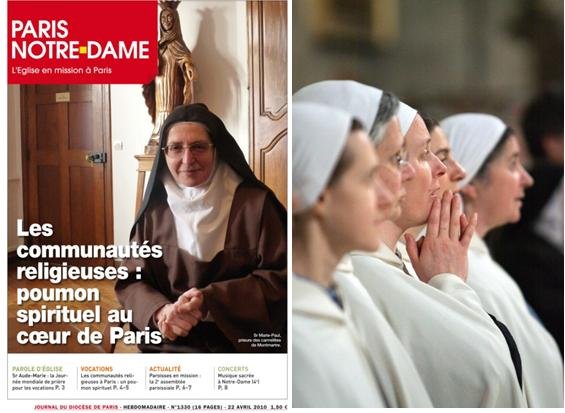 2009-2010 : A Paris, 2 045 religieuses témoignent de la vitalité de la vie (…). 