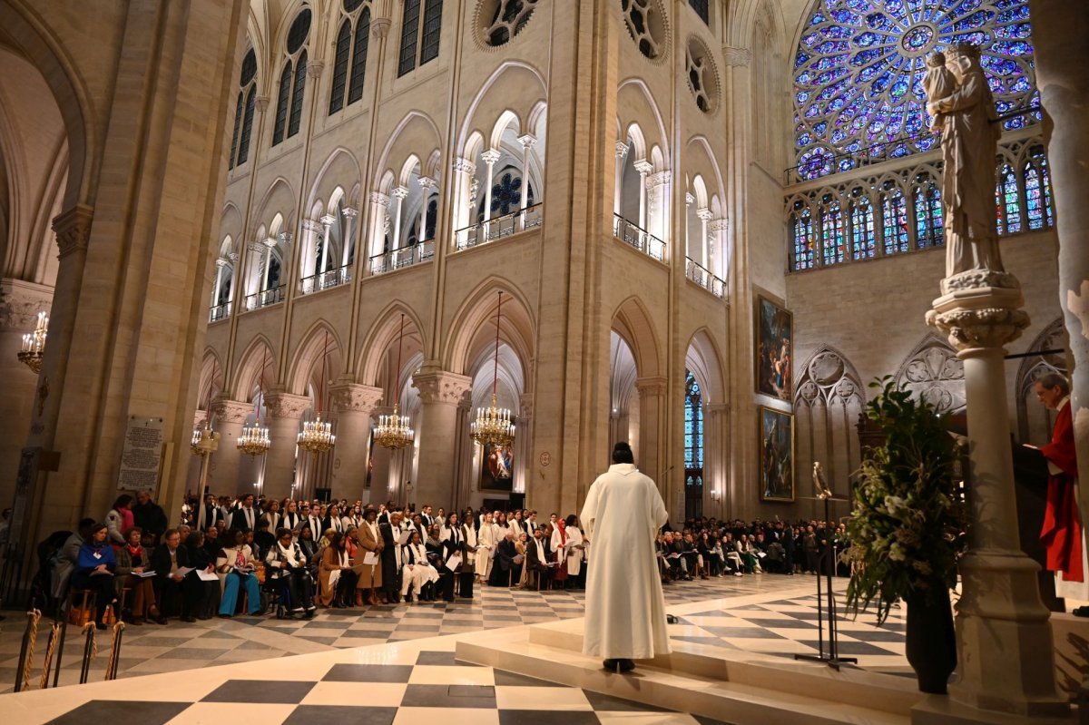 Confirmations d'adultes de janvier 2025. © Marie-Christine Bertin / Diocèse de Paris.