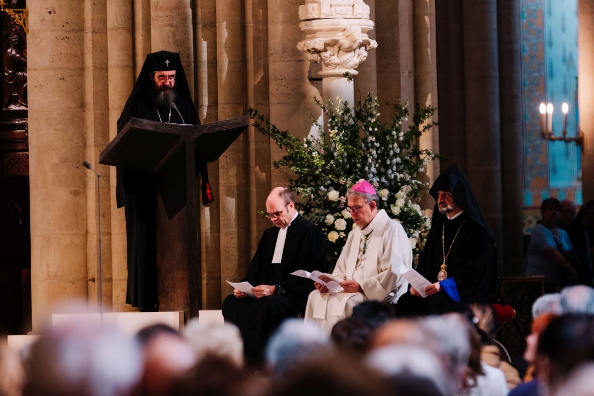 Célébration œcuménique du mystère de Pâques 2025. © Anh de France.