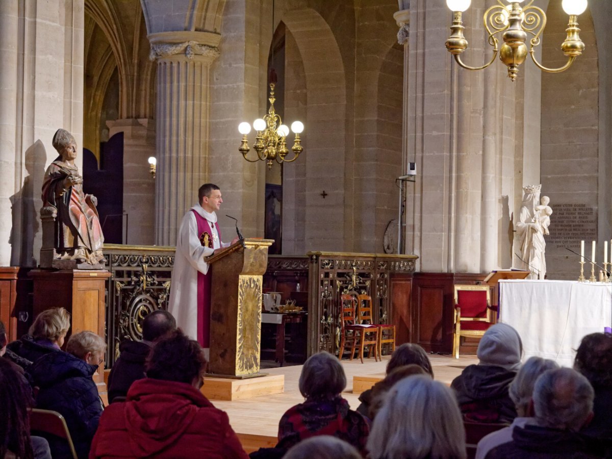 Conférence de carême de Notre-Dame de Paris du 1er mars 2020. © Yannick Boschat / Diocèse de Paris.