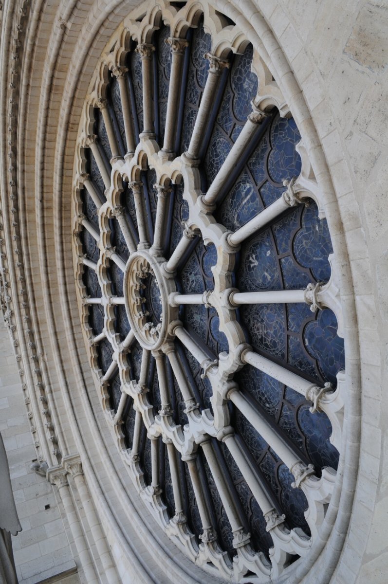 Rosace de Notre-Dame de Paris. © Trung Hieu Do.