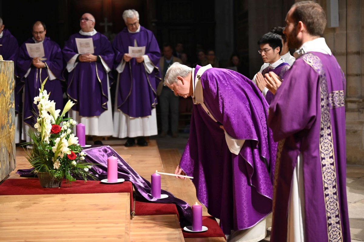 Inauguration d'un nouveau projet pour Saint-Germain l'Auxerrois. © Marie-Christine Bertin / Diocèse de Paris.