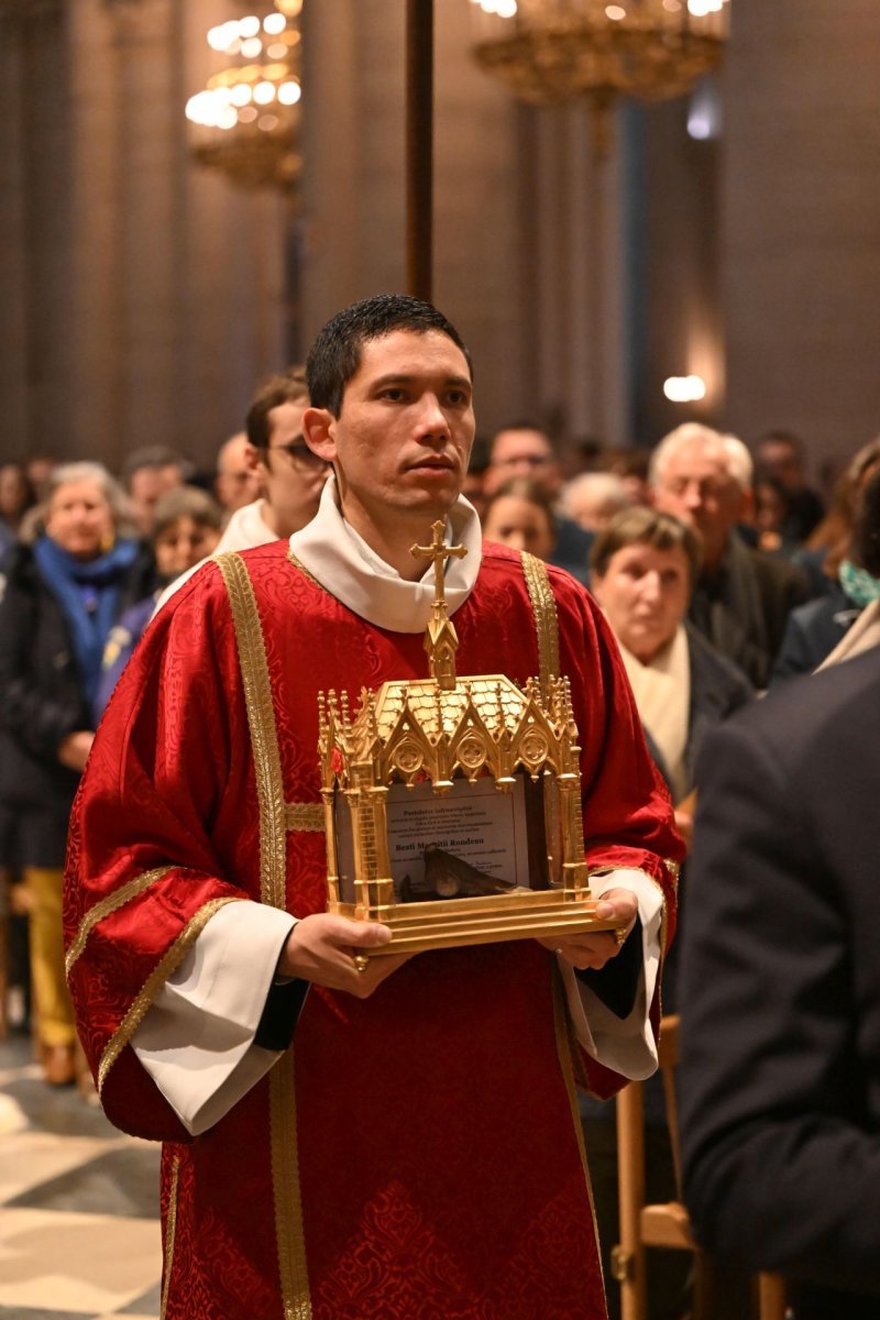 Messe de béatification de Raymond Cayré, Gérard-Martin Cendrier, Roger (…). © Jean-Baptiste Delerue / Diocèse de Paris.