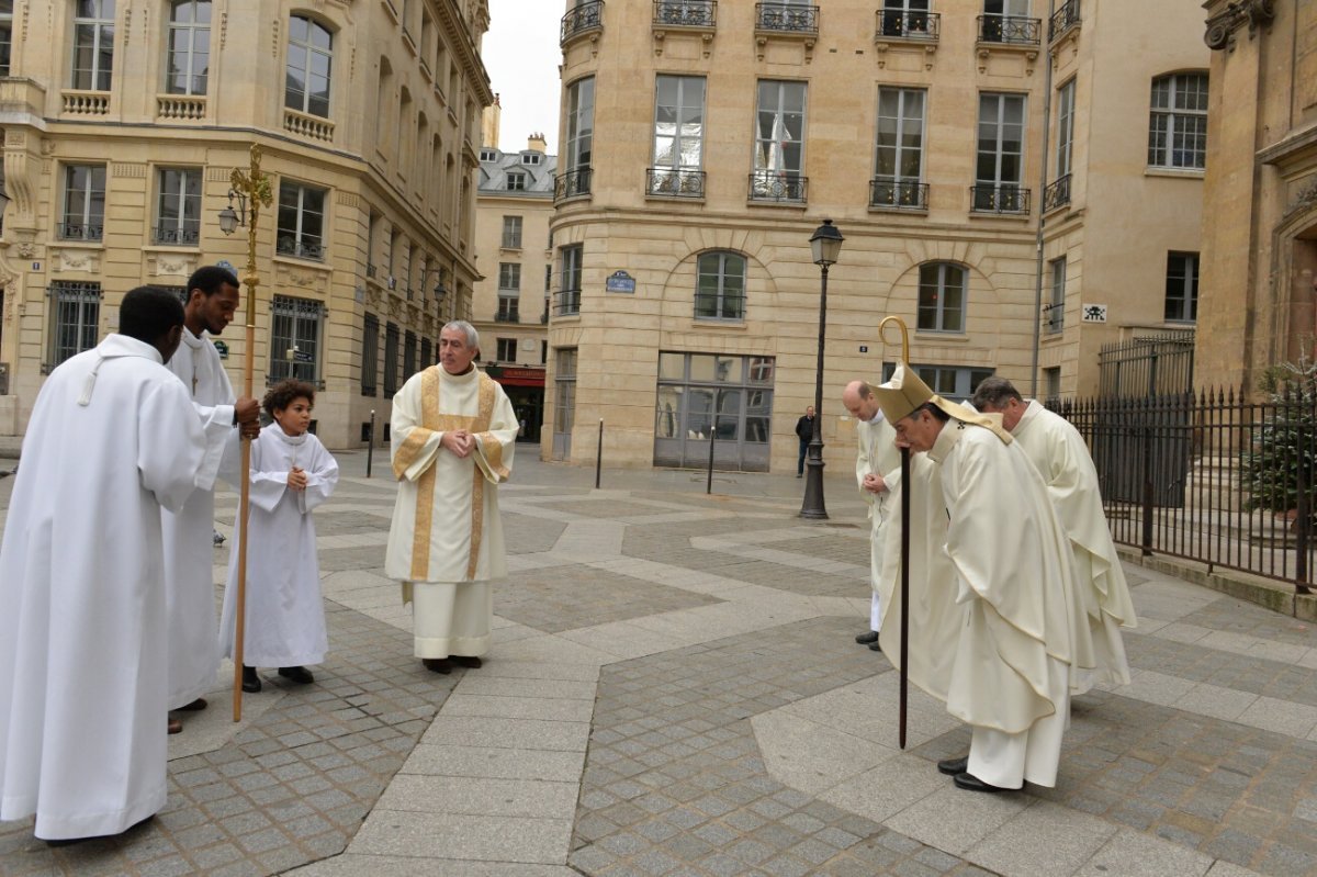 Solennité de Marie Mère de Dieu 2019 à Notre-Dame des Victoires. © Marie-Christine Bertin / Diocèse de Paris.