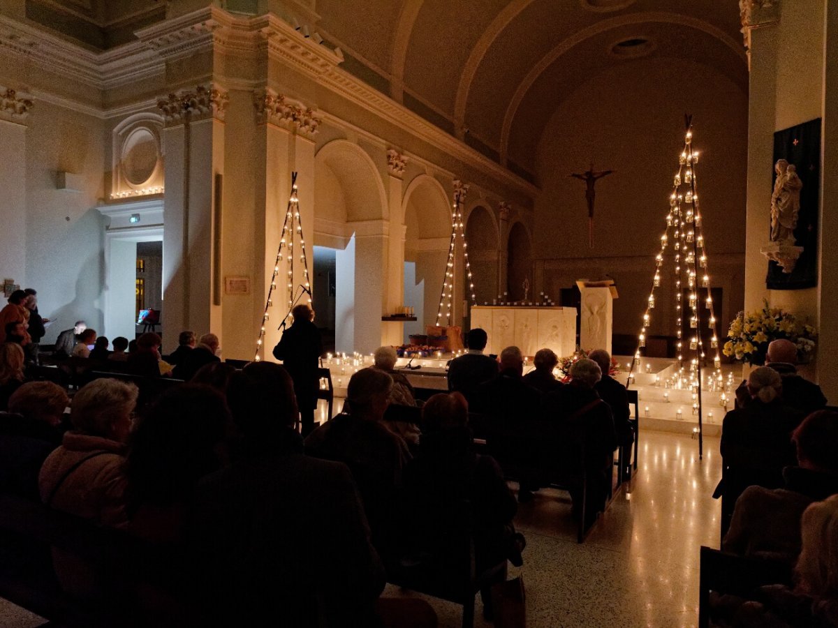 Soirée sainte Geneviève à Notre-Dame de l'Assomption de Passy (16e). © Yannick Boschat / Diocèse de Paris.