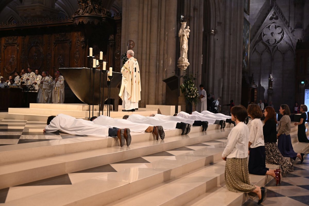 Ordinations des diacres permanents 2026. © Marie-Christine Bertin / Diocèse de Paris.