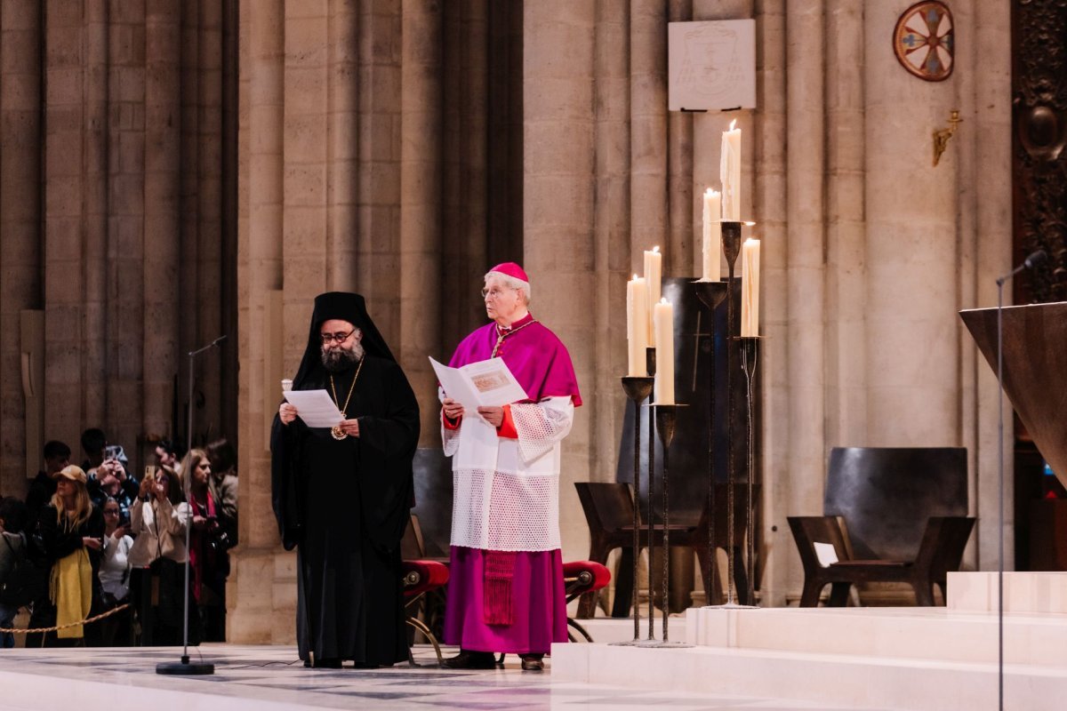 Célébration œcuménique du mystère de Pâques 2025. © Anh de France.