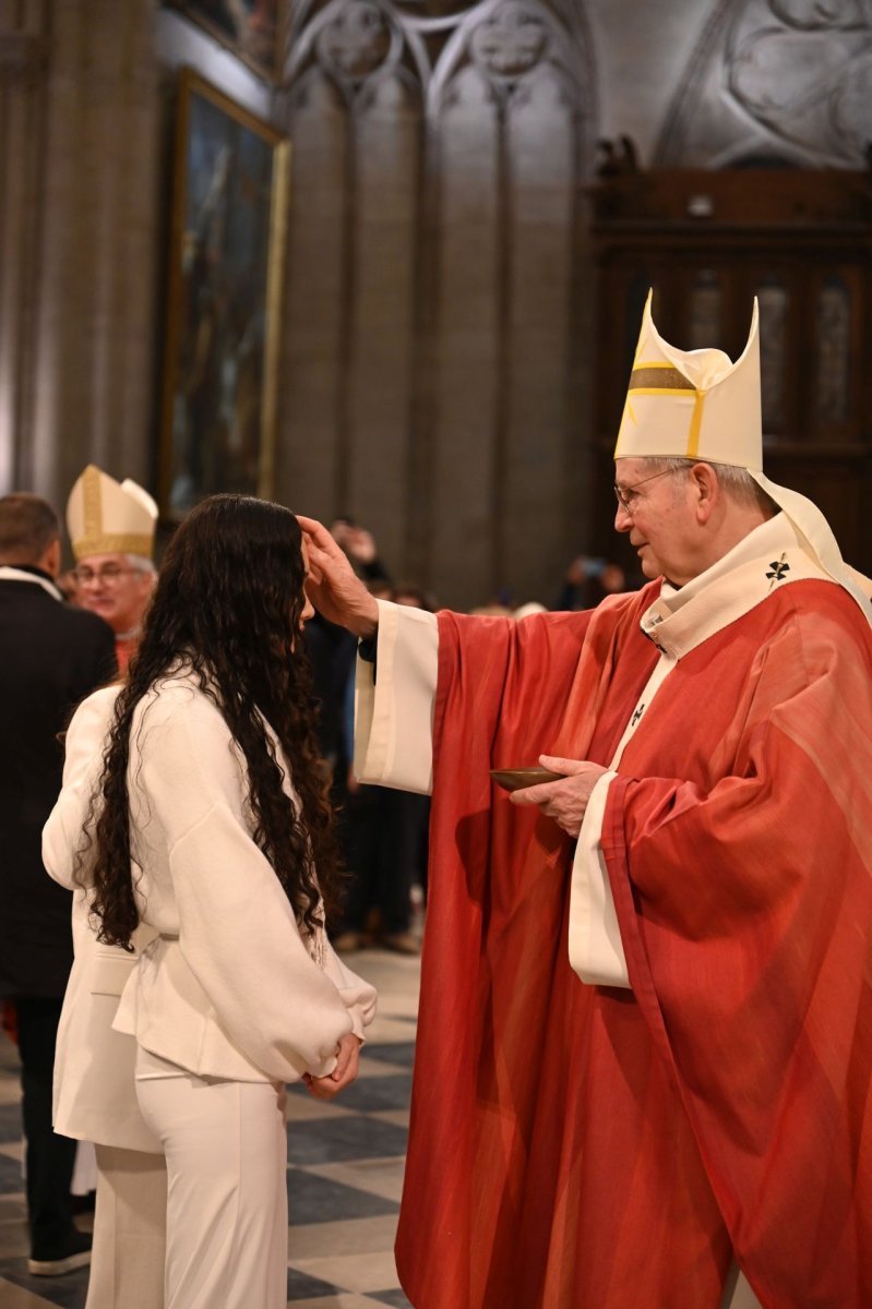 Confirmations d'adultes de janvier 2025. © Marie-Christine Bertin / Diocèse de Paris.