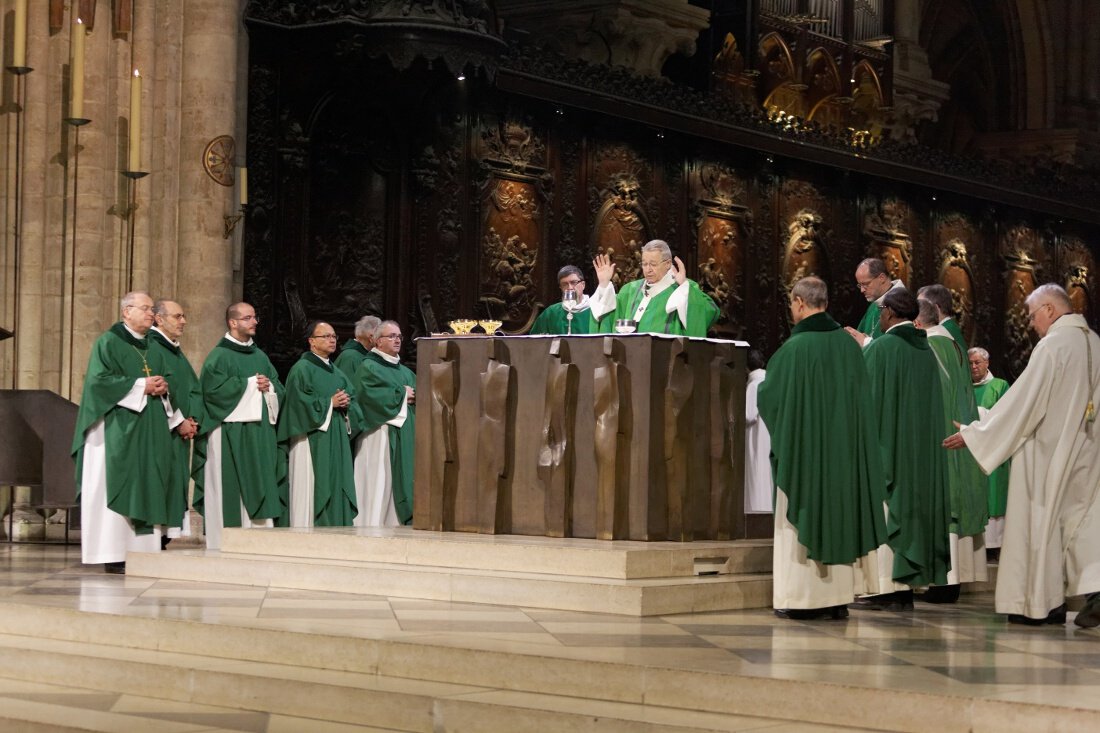 Liturgie eucharistique. © Yannick Boschat / Diocèse de Paris.