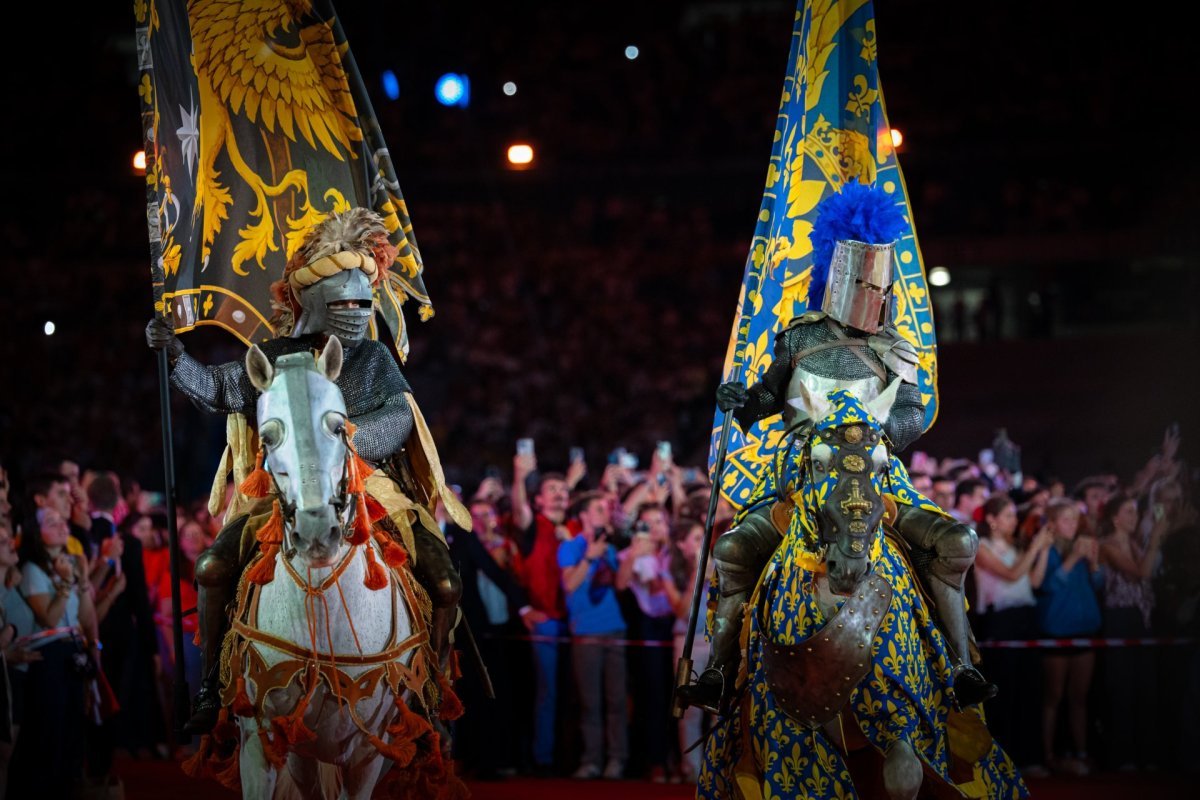 Veillée de prière avec les jeunes et le pape Léon XIV : Spectacle. © Dylan Guidez - Diocèse de Paris.