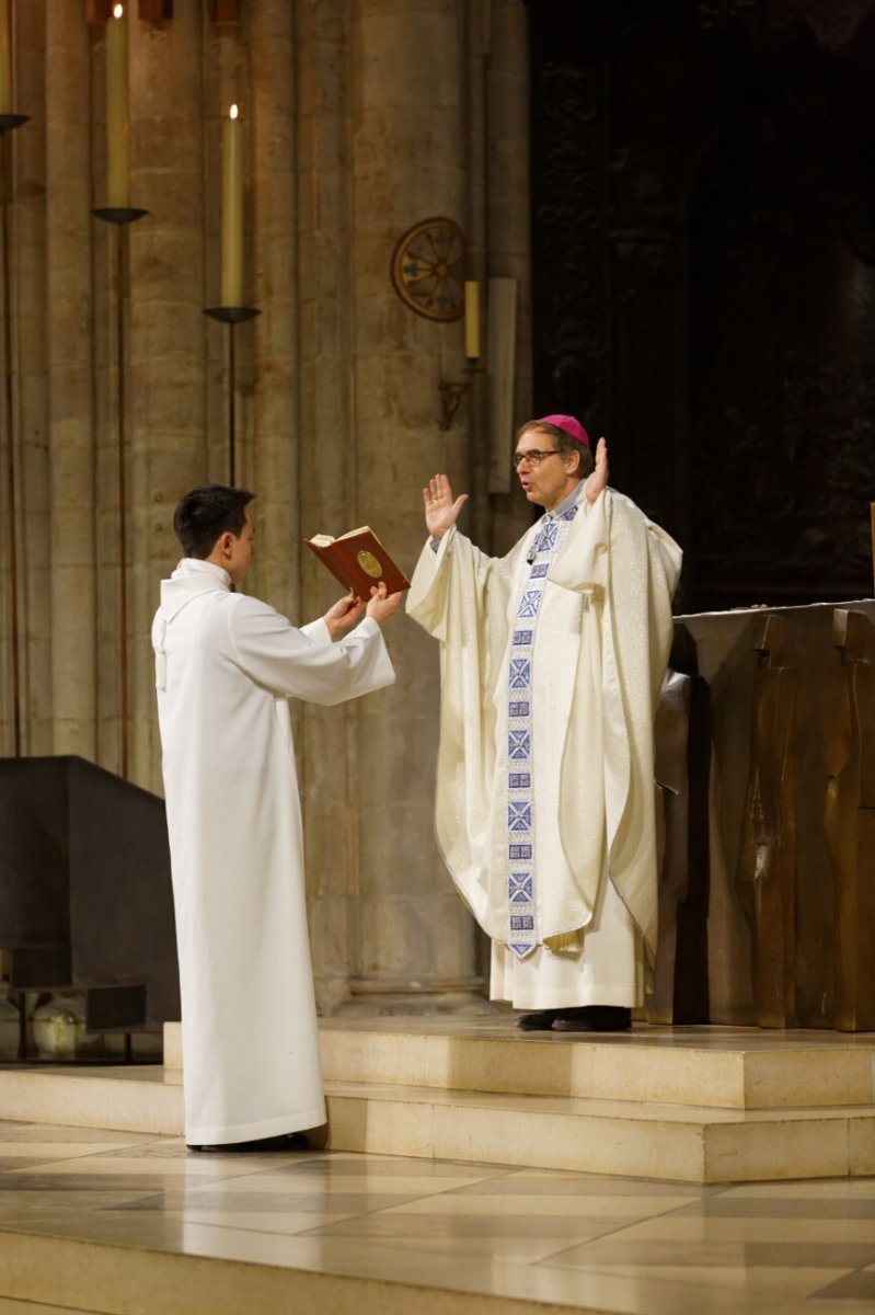 Mgr Jérôme Beau, évêque auxiliaire de Paris. © Yannick Boschat / Diocèse de Paris.