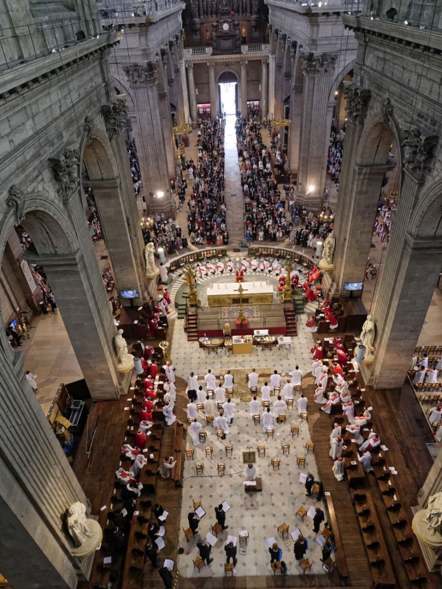 Ordinations sacerdotales 2021 à Saint-Sulpice. © Yannick Boschat / Diocèse de Paris.