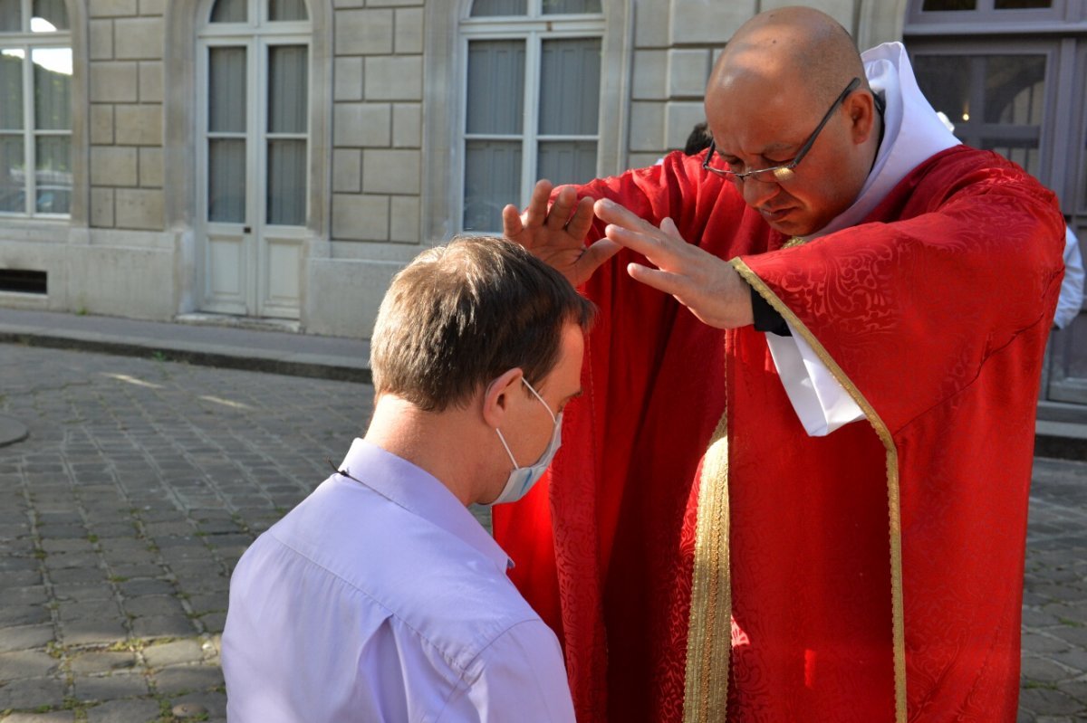 Messe des nouveaux prêtres à Saint-Germain l'Auxerrois. © Marie-Christine Bertin / Diocèse de Paris.
