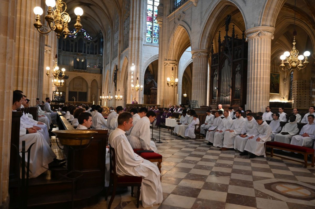Inauguration d'un nouveau projet pour Saint-Germain l'Auxerrois. © Marie-Christine Bertin / Diocèse de Paris.