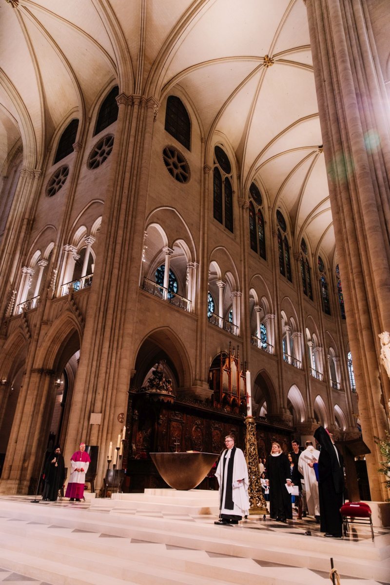 Célébration œcuménique du mystère de Pâques 2025. © Anh de France.