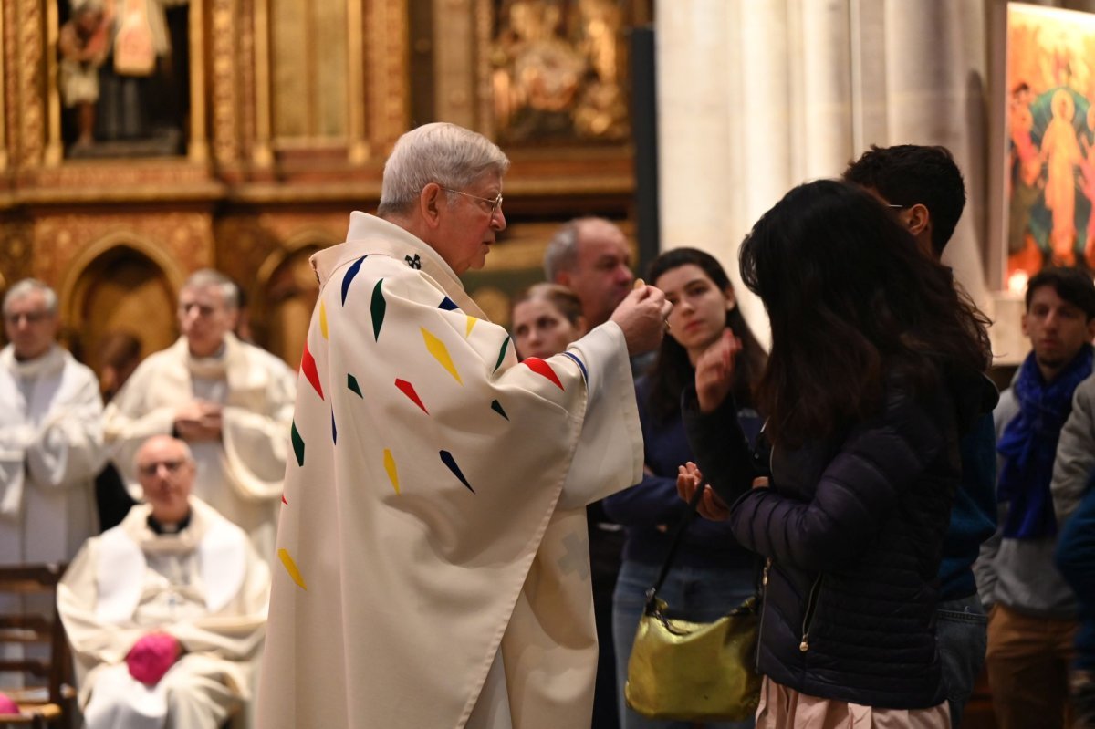 Messe à Saint-Ignace. © Marie-Christine Bertin / Diocèse de Paris.