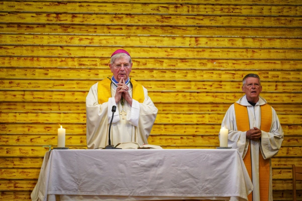 Lundi 4 août - Messe à Taizé. © Illian Callé – Diocèse de Paris.