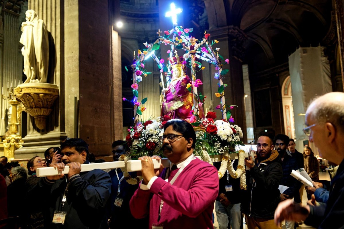 Veillée de prière à Notre Dame de la Santé à Saint-Sulpice. © Trung Hieu Do / Diocèse de Paris.