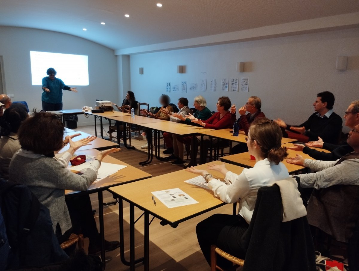 Journée diocésaine des personnes sourdes et malentendantes. © Isabelle Dieudonné / Diocèse de Paris.