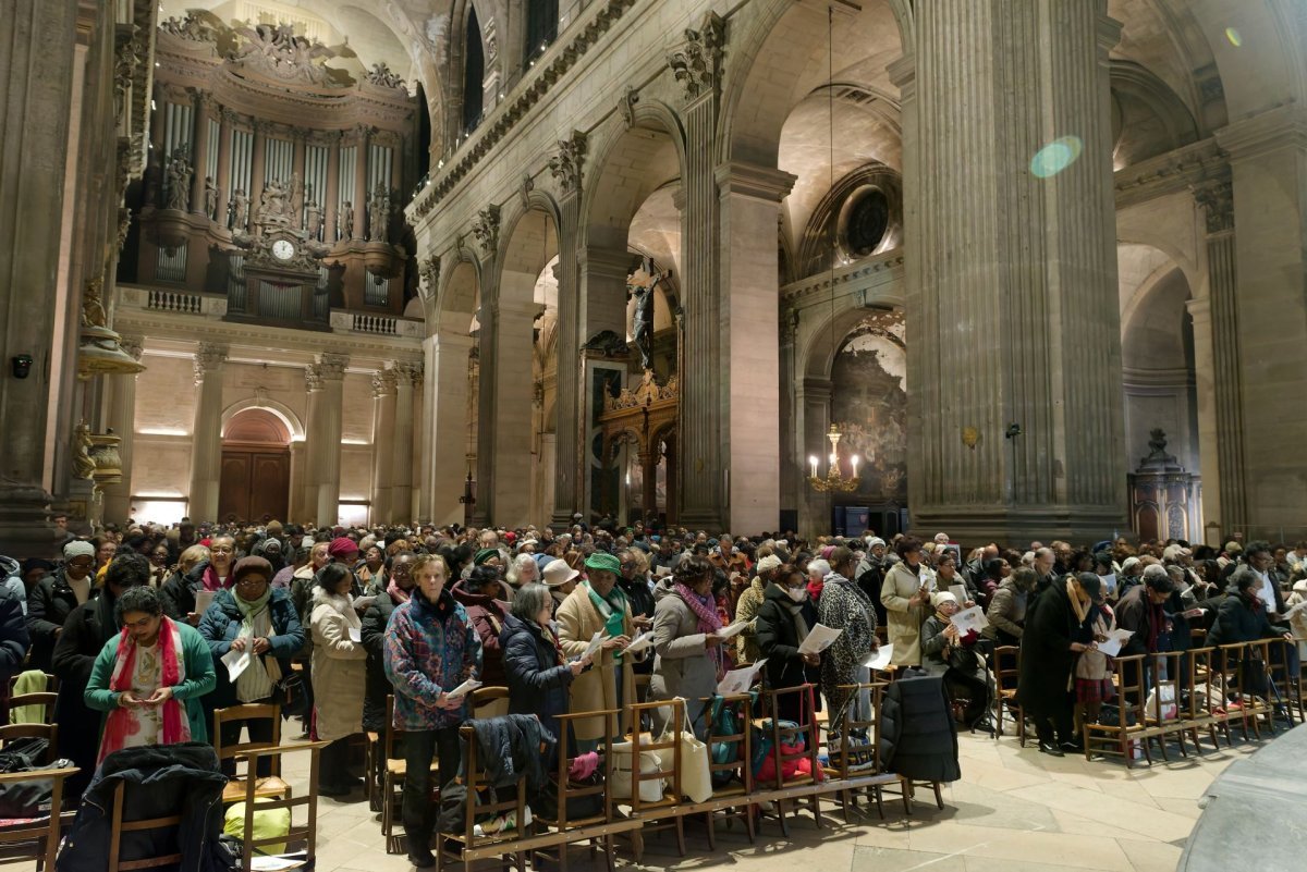 Veillée de prière annuelle à Notre Dame de la Santé. © Trung Hieu Do / Diocèse de Paris.