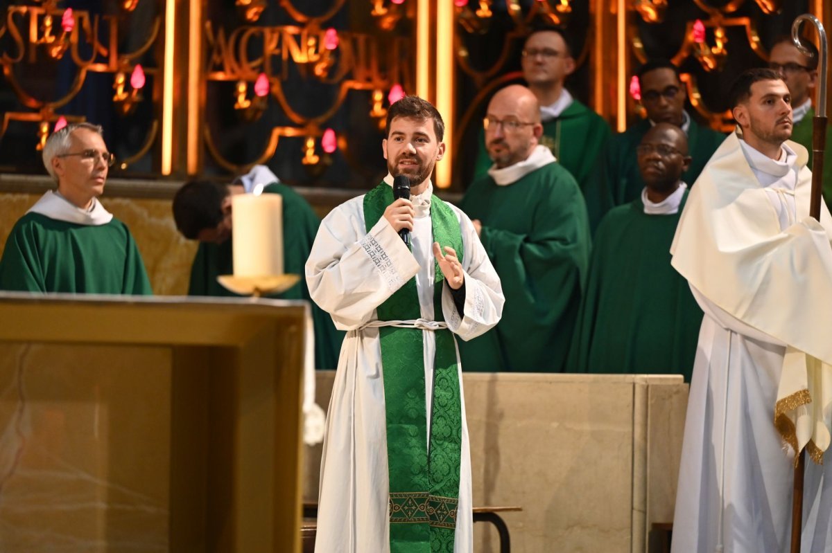 Messe d'envoi au Jubilé des jeunes. © Marie-Christine Bertin / Diocèse de Paris.
