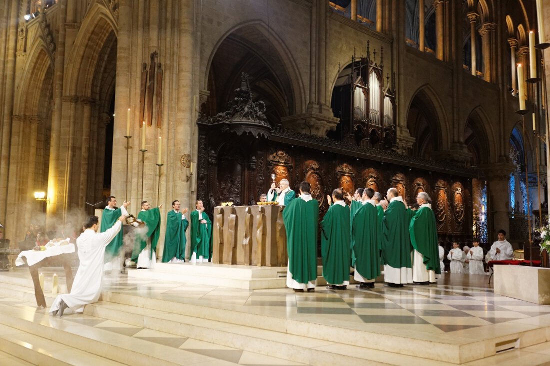 Liturgie eucharistique. © Yannick Boschat / Diocèse de Paris.