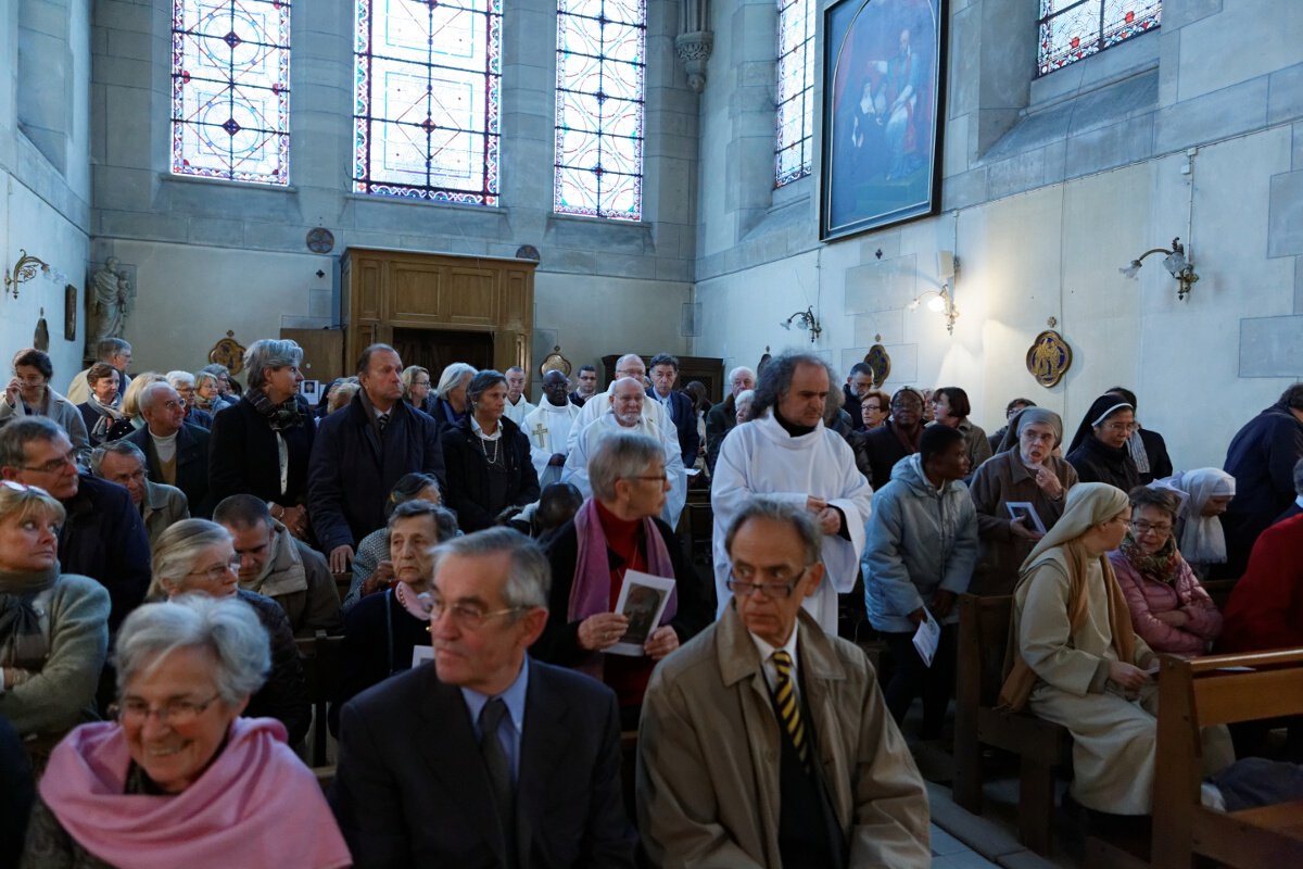 Messe à la chapelle de la Visitation. © Yannick Boschat / Diocèse de Paris.