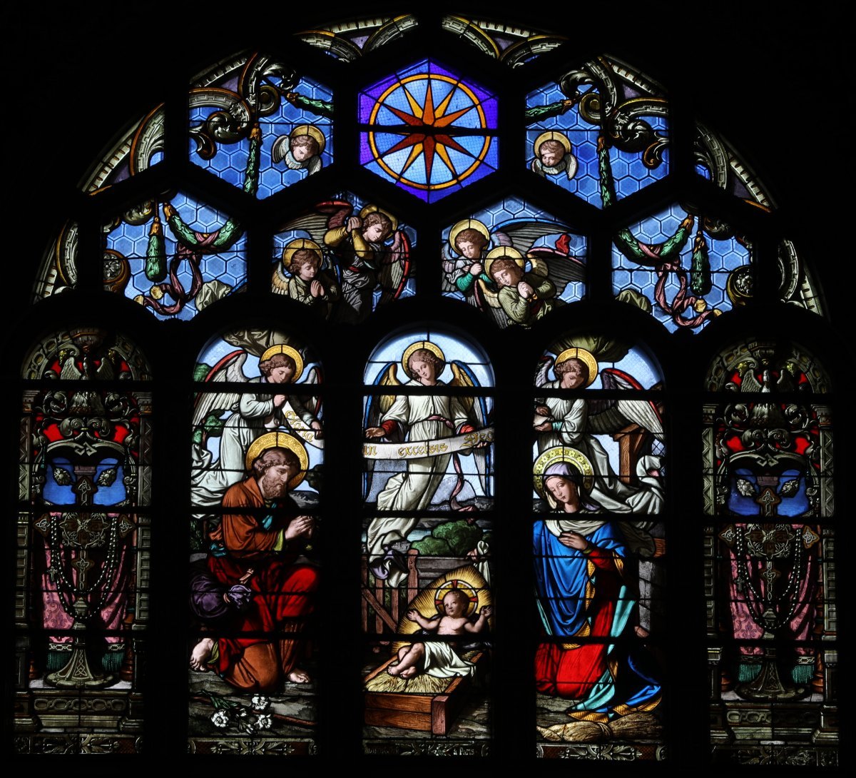 Nativité, par Gaspard Gsell et Emile Laurent, 1860-1865, Saint-Eustache. 