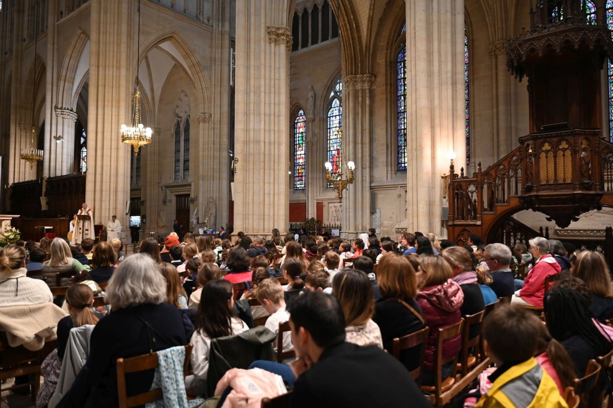 Rassemblement des CM1 2026. © Marie-Christine Bertin / Diocese de Paris.